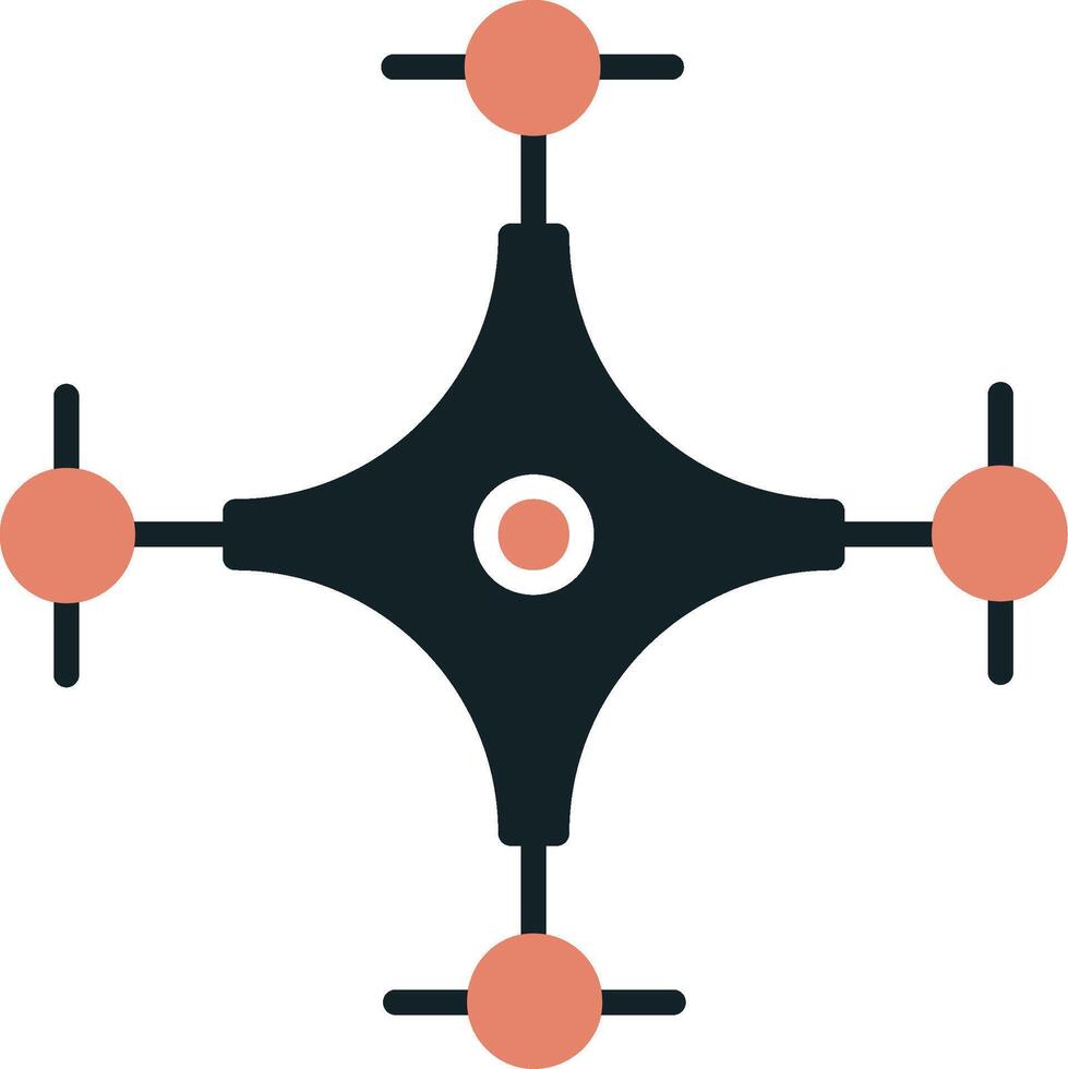 icono de vector de dron