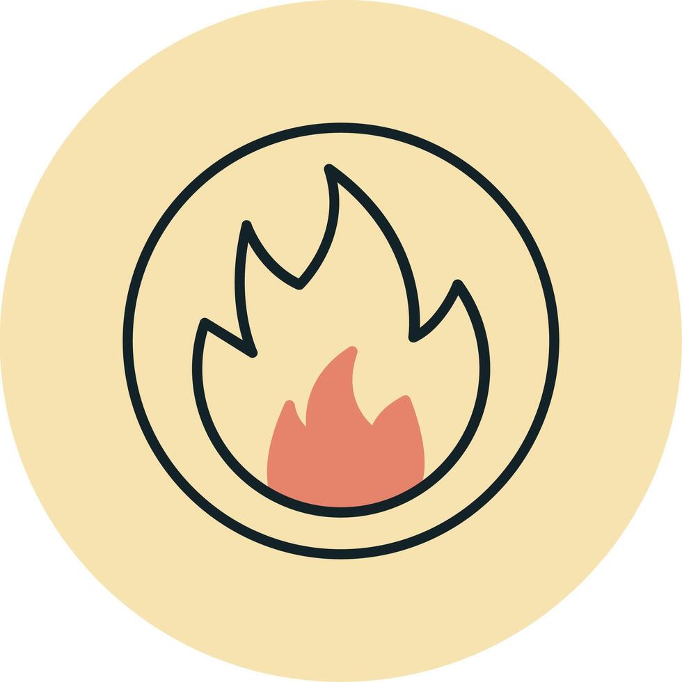 Flammable Vector Icon