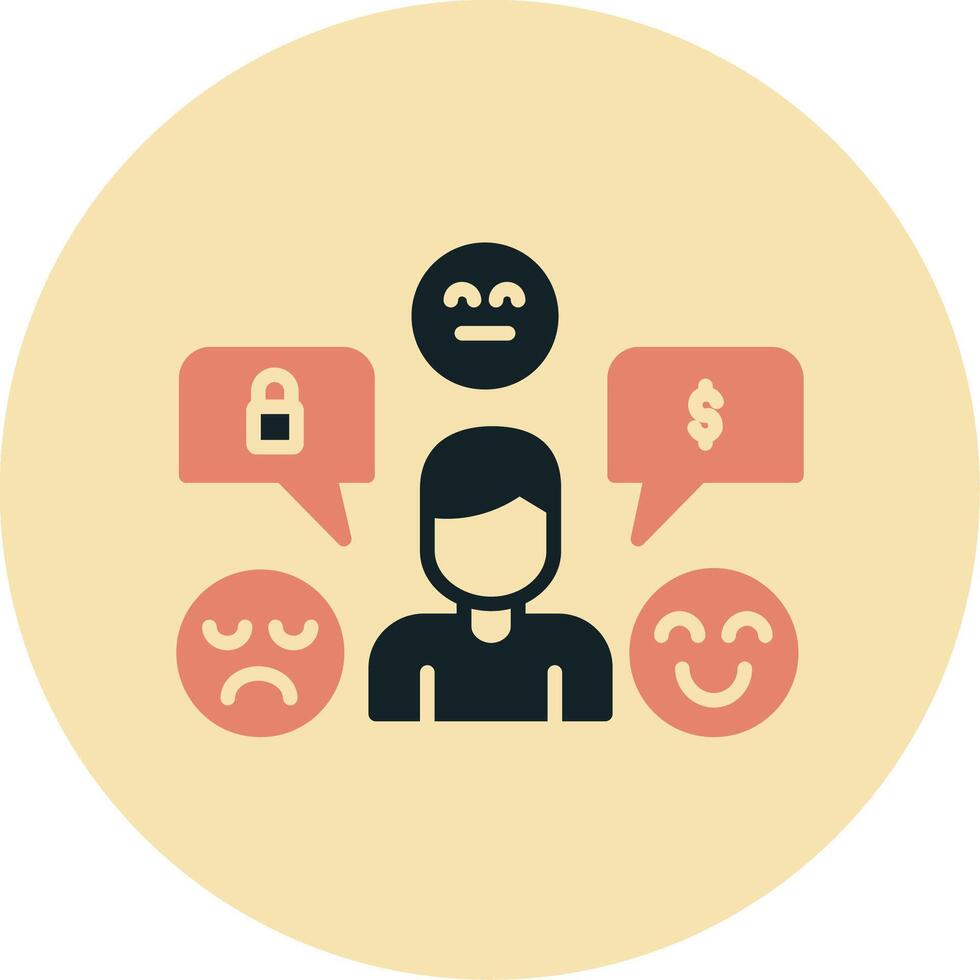 Customer Behavior Vector Icon