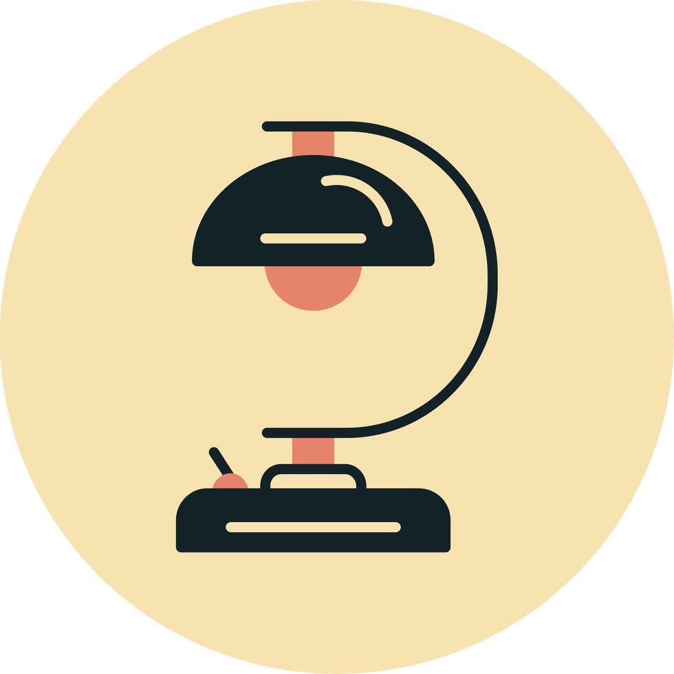 Table Lamp Vector Icon