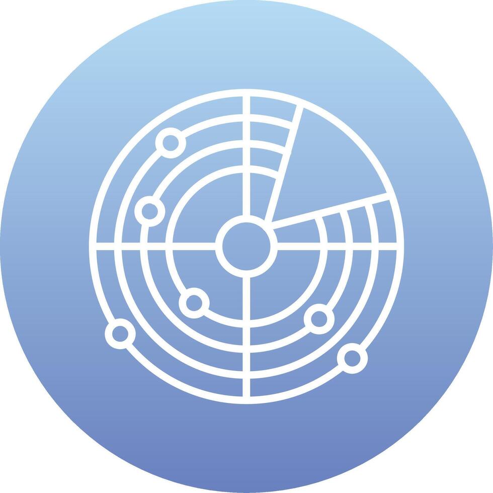 Radar Vector Icon