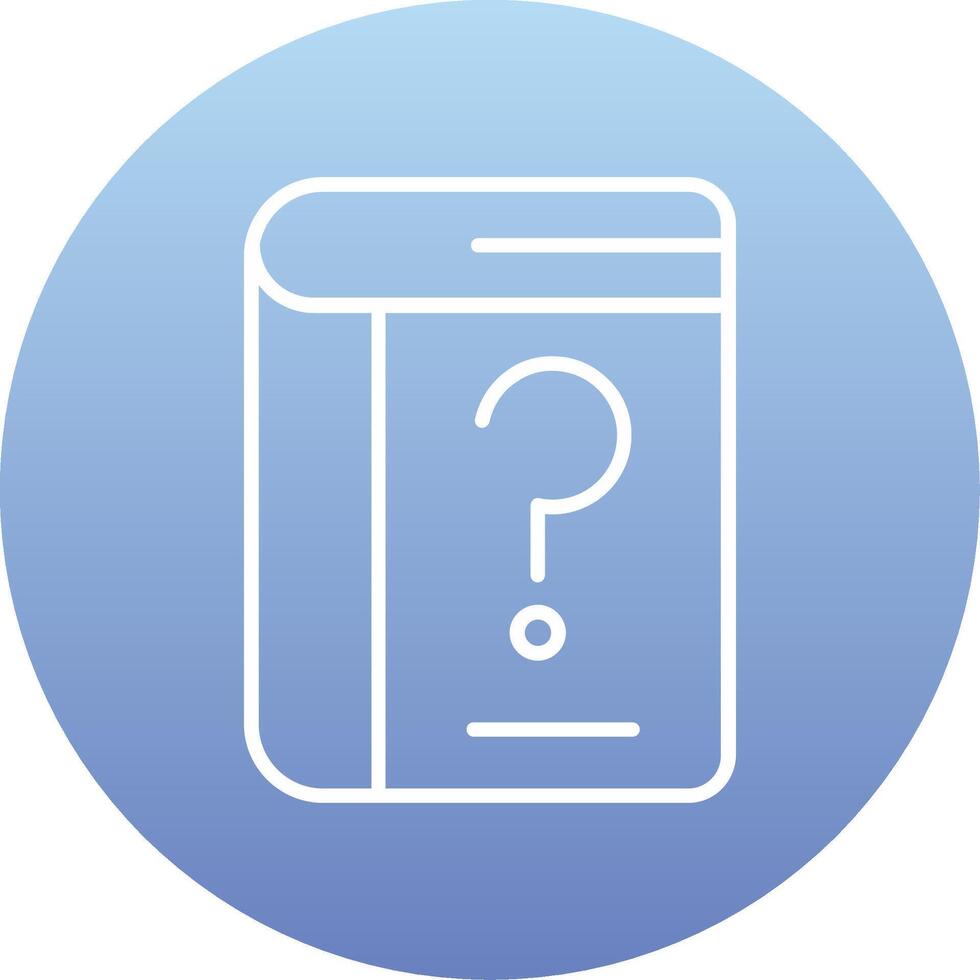 Question book Vector Icon