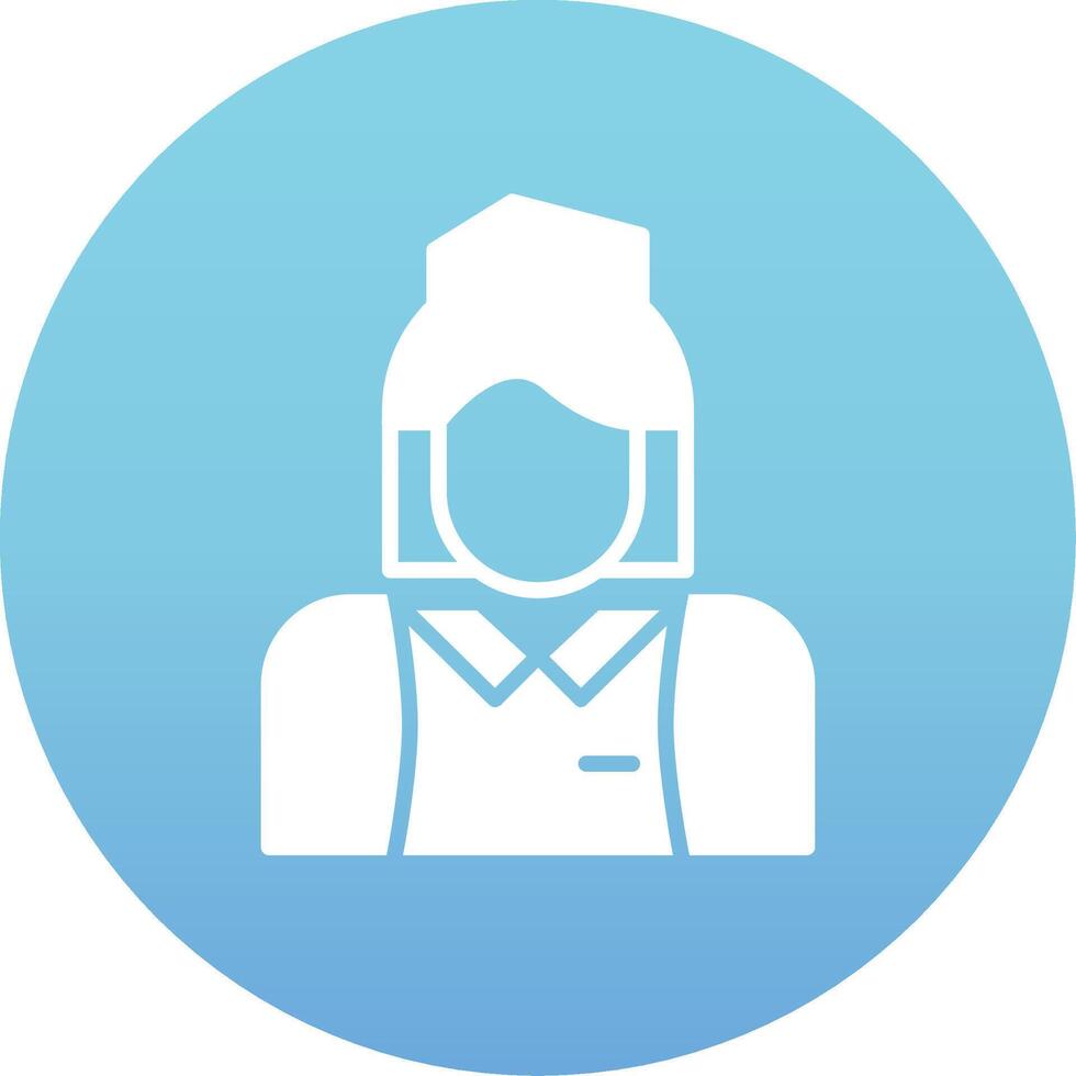 Flight Attendant Vector Icon