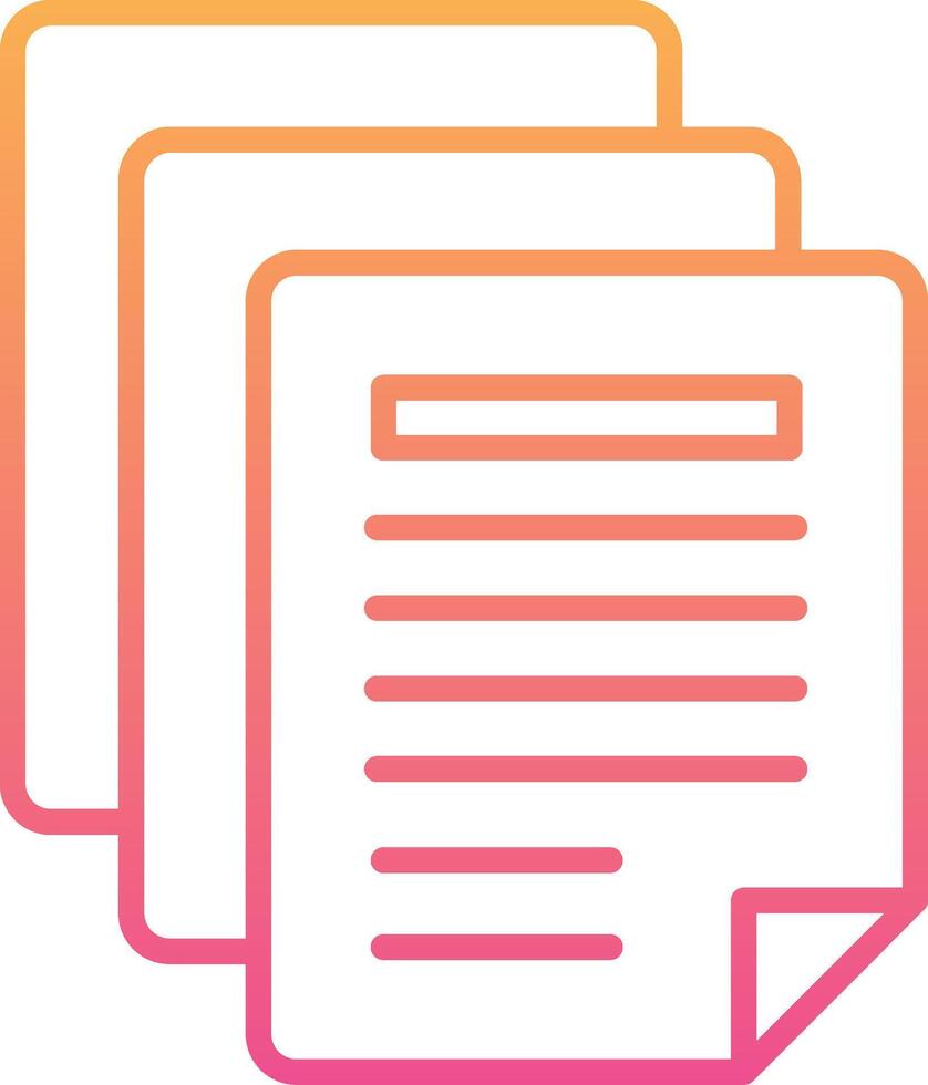 Document Vector Icon