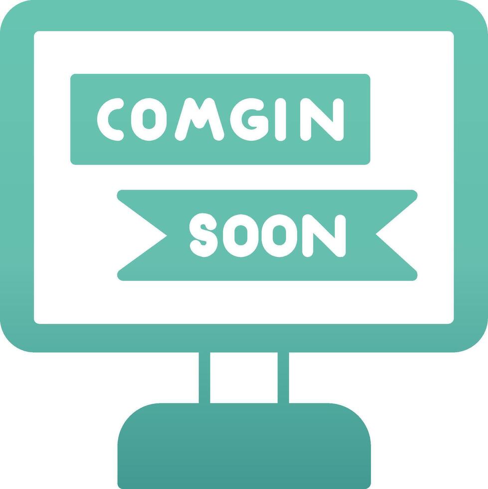 Coming Soon Vector Icon