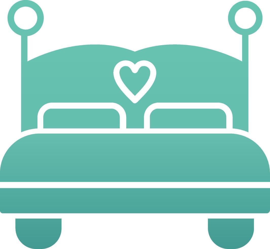 Double Bed Vector Icon