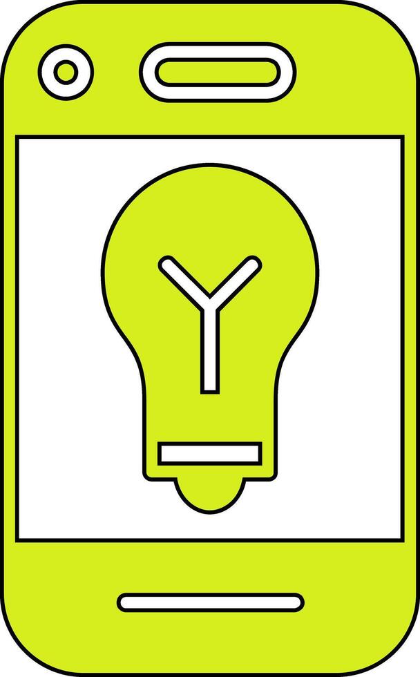 Mobile Phone Idea Vector Icon