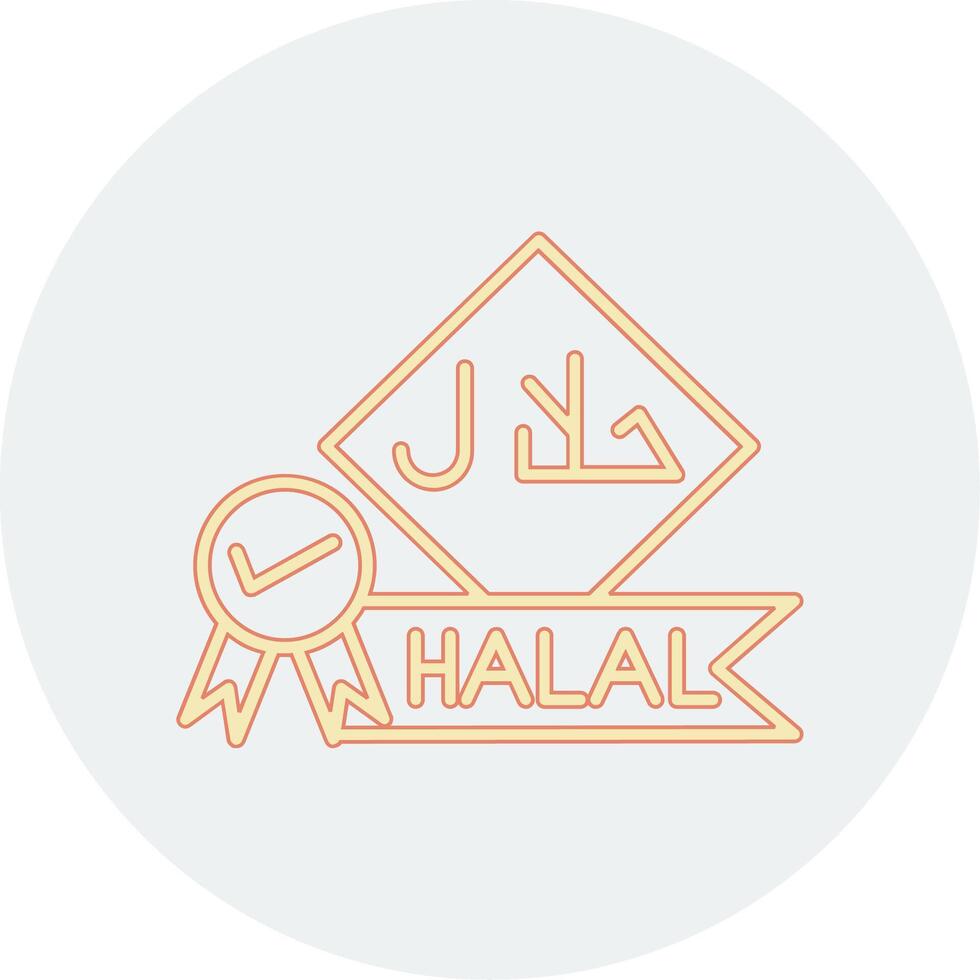 Halal Vector Icon