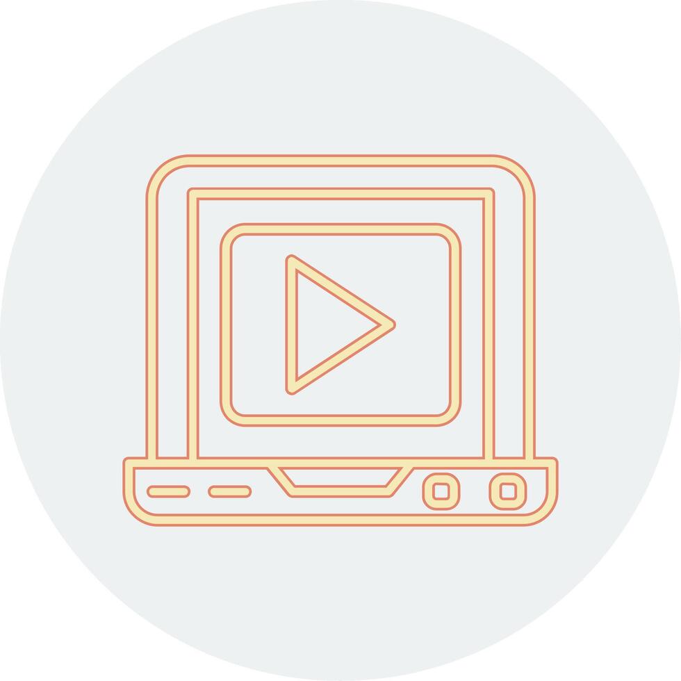 icono de vector de vídeo