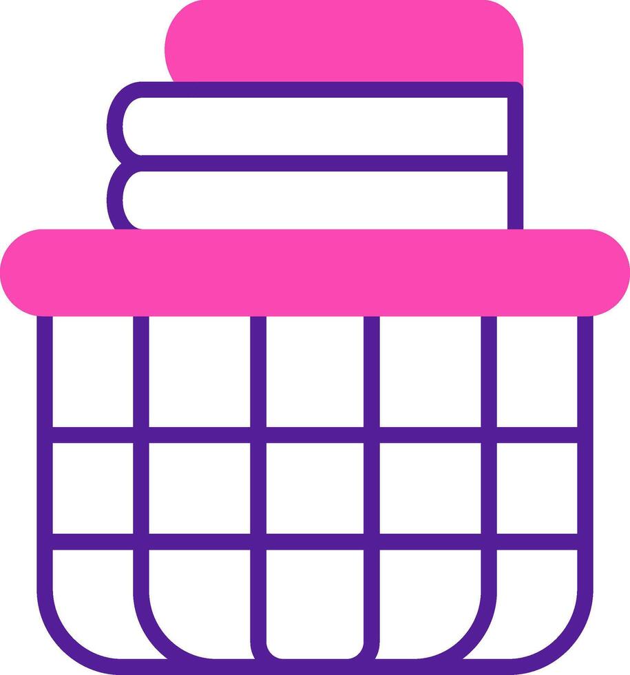 Laundry Basket Vector Icon