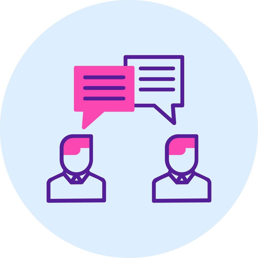 Conversation Vector Icon