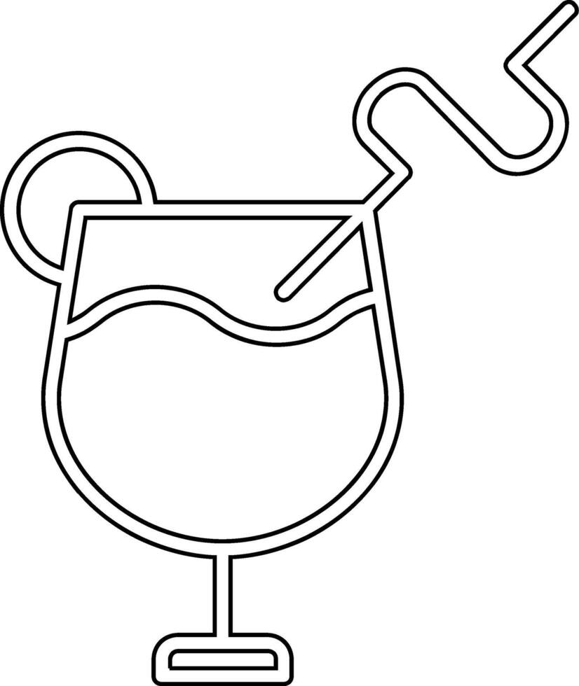 Cocktail Drink Vector Icon