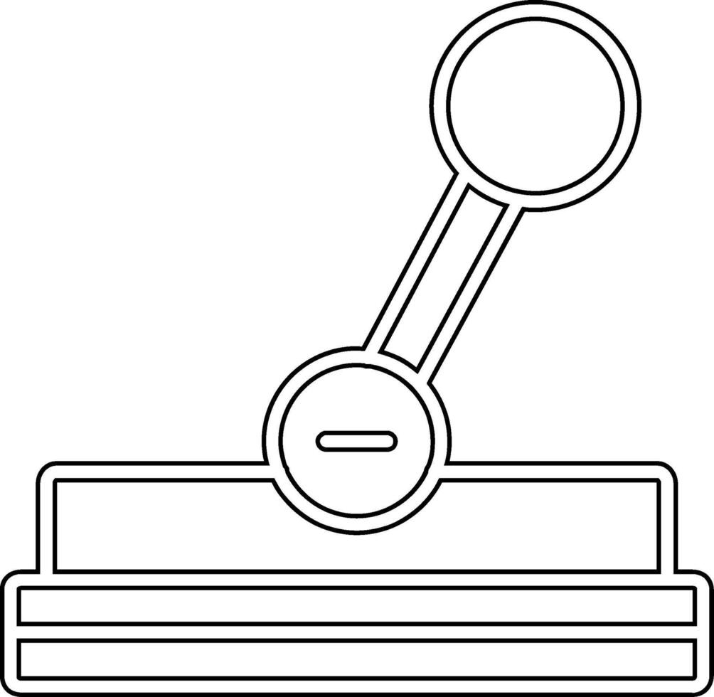 Control Lever Vector Icon