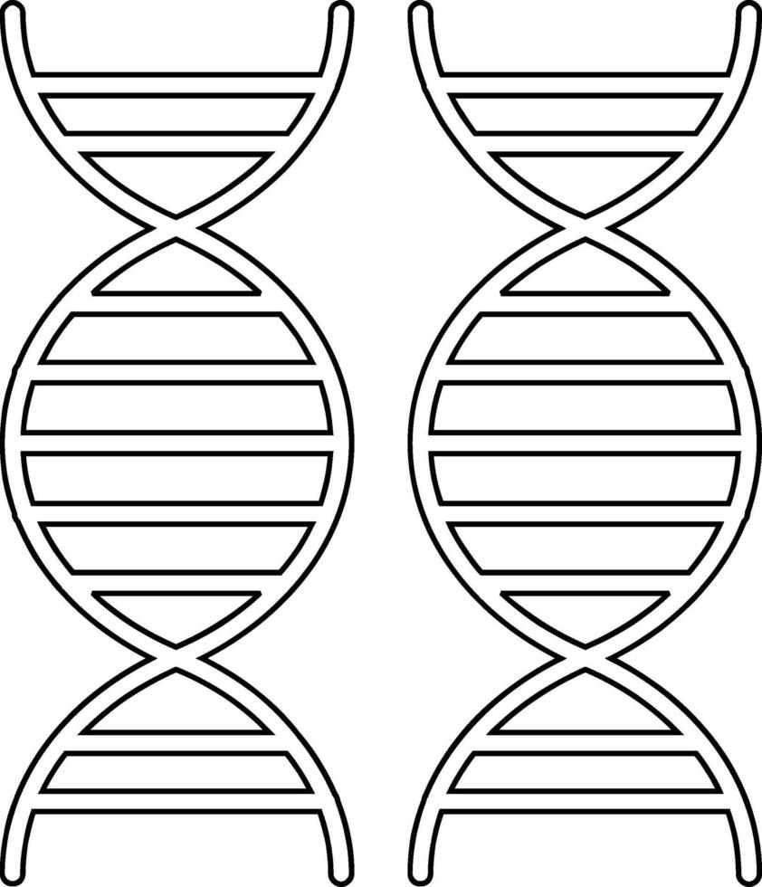 icono de vector de adn