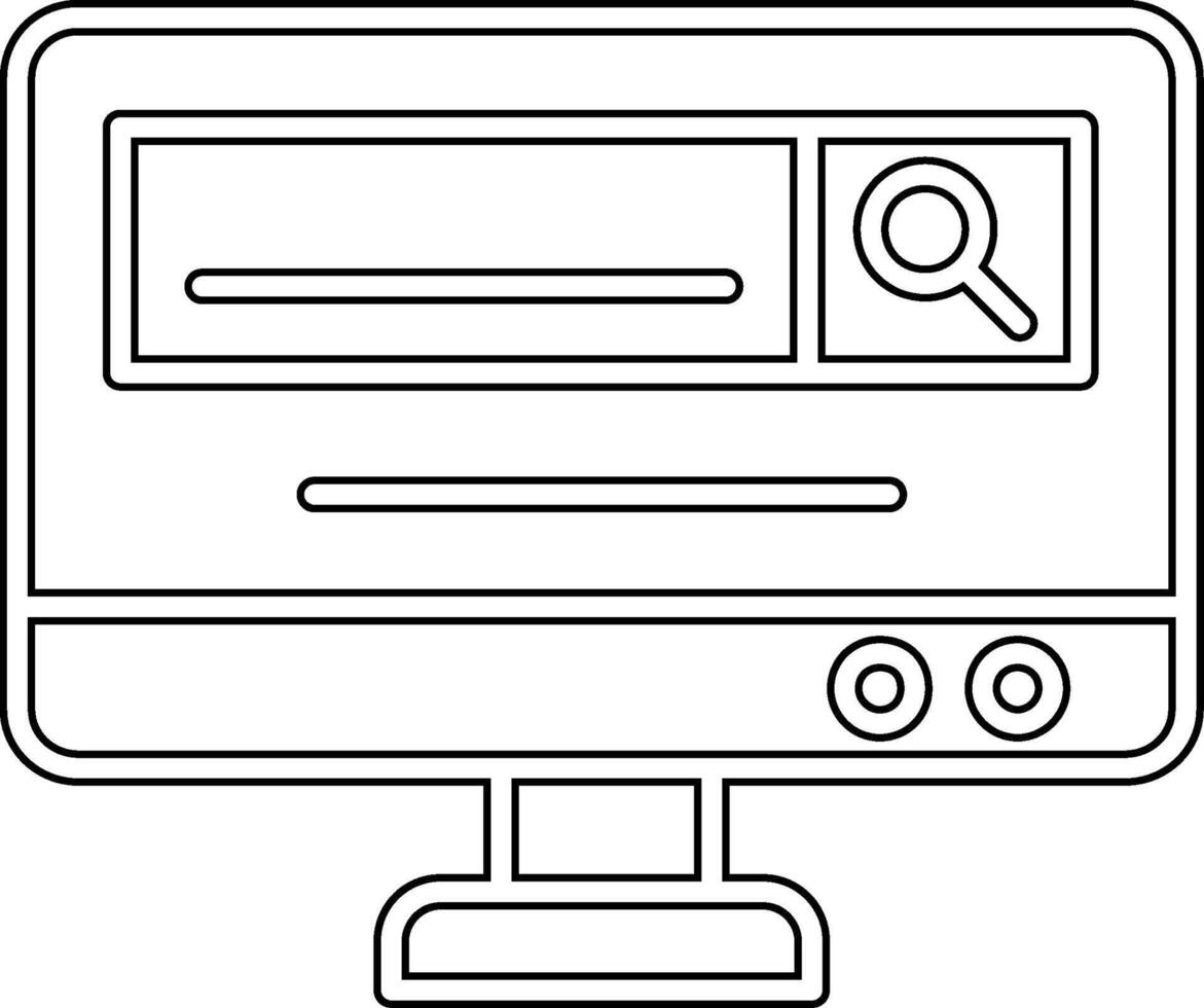 Search Bar Vector Icon