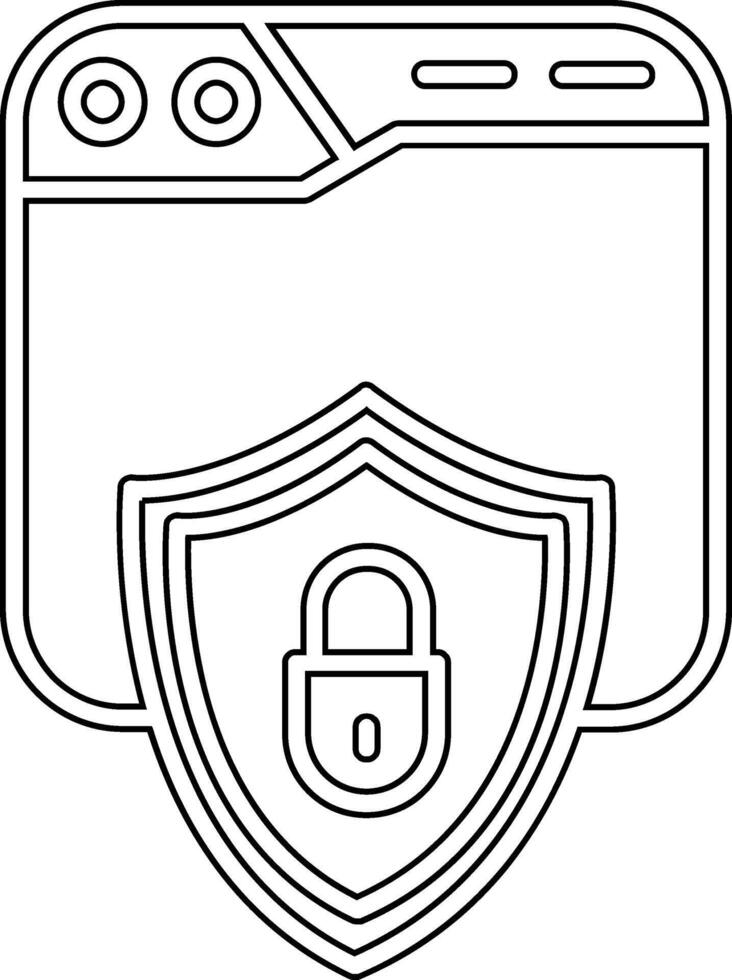 Secured Vector Icon