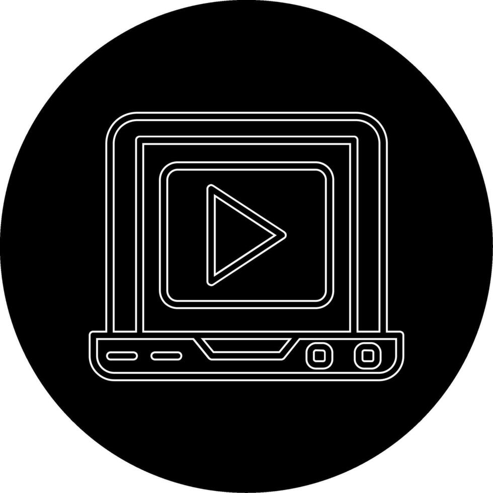 icono de vector de vídeo