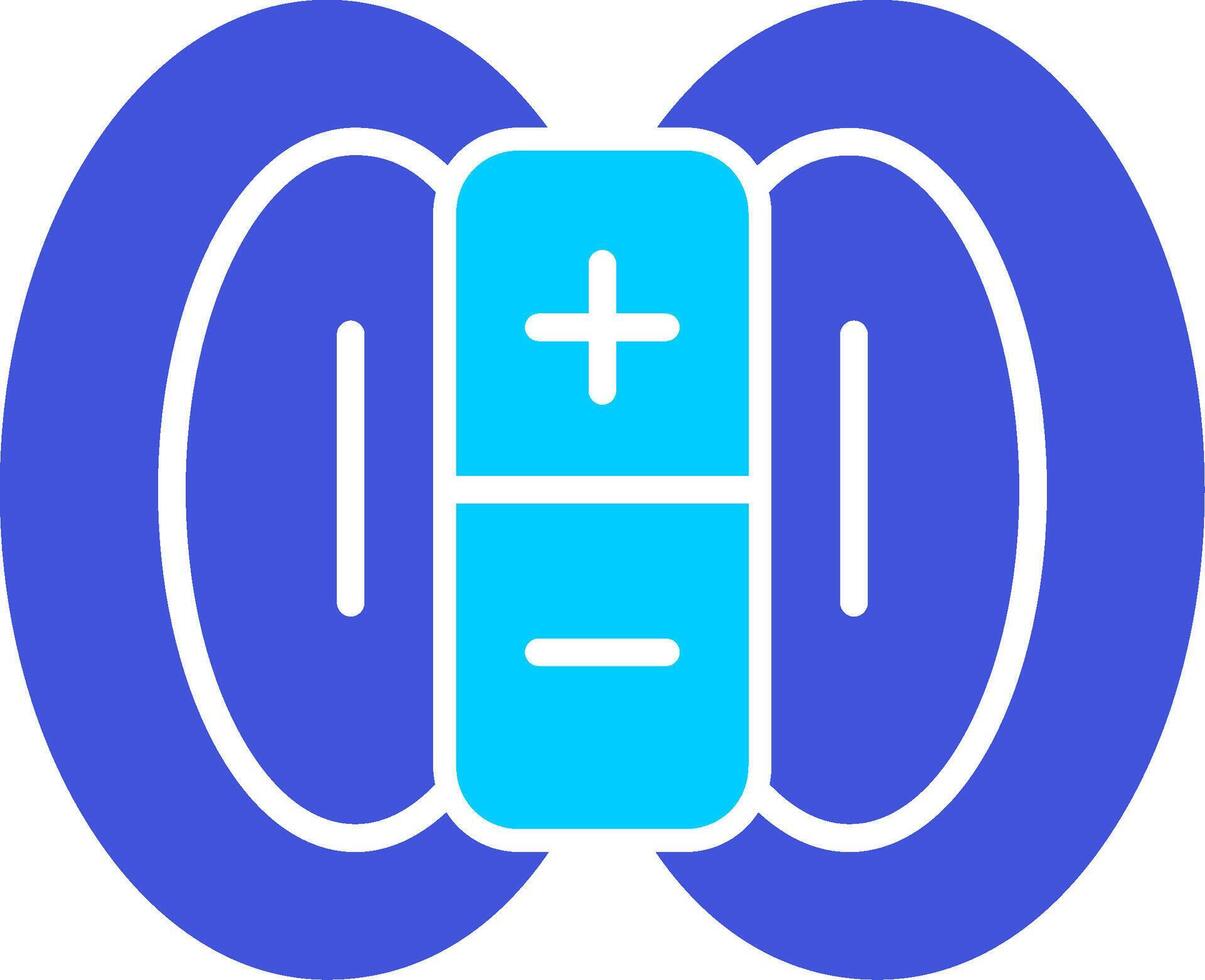Magnetic Field Vector Icon