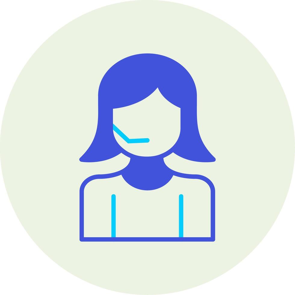 Customer Service Agent Vector Icon