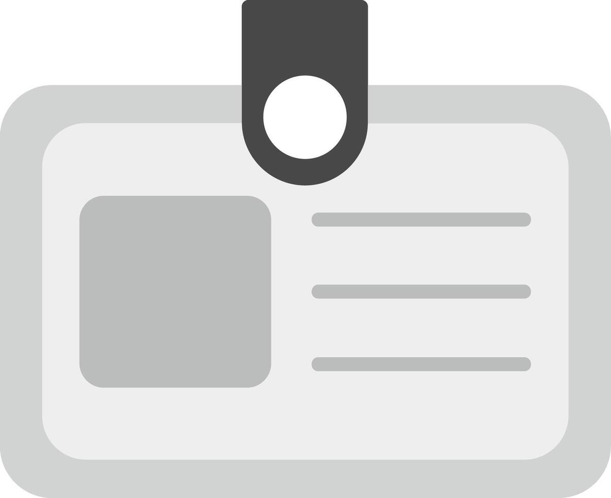 Identification Card Vector Icon