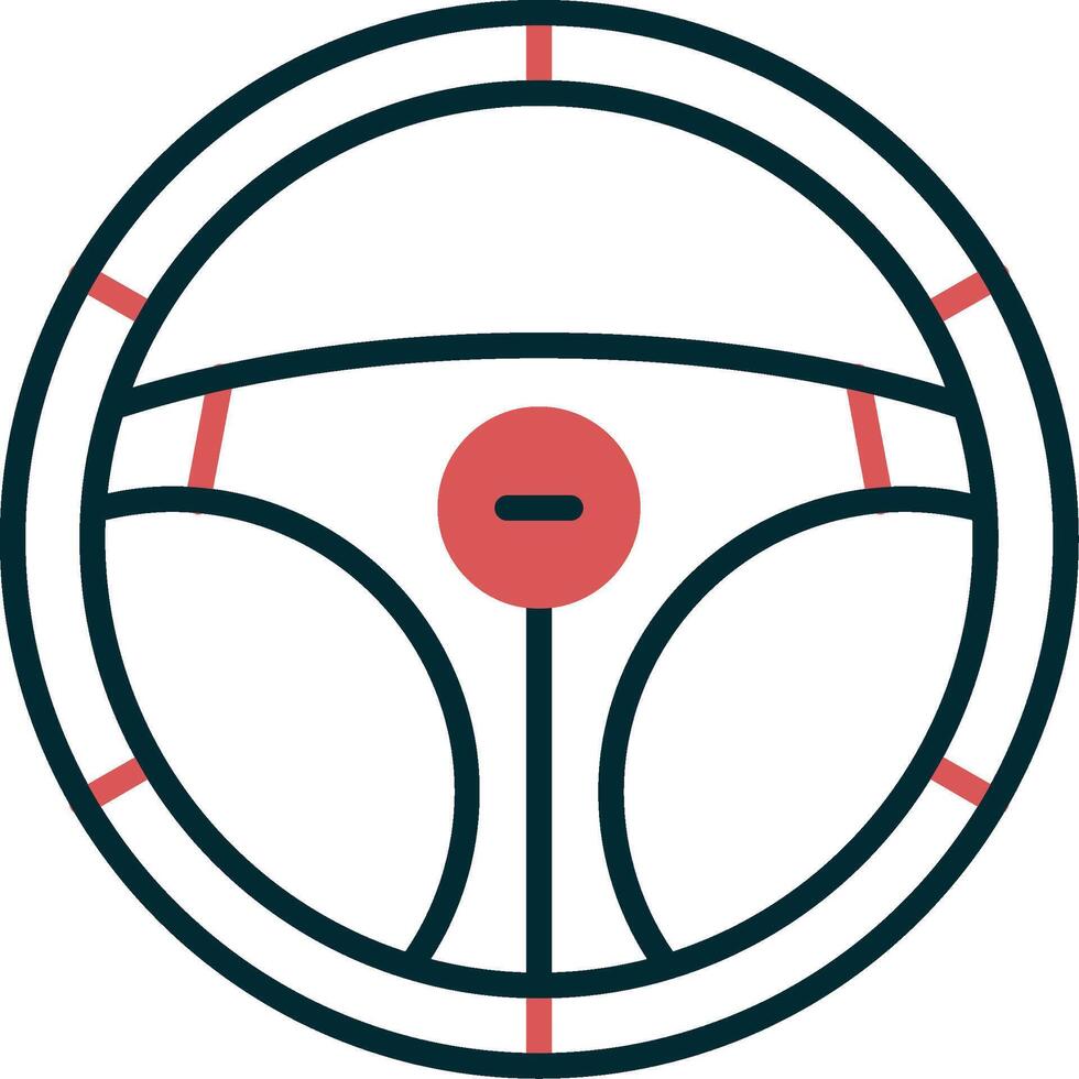 Steering Wheel Vector Icon