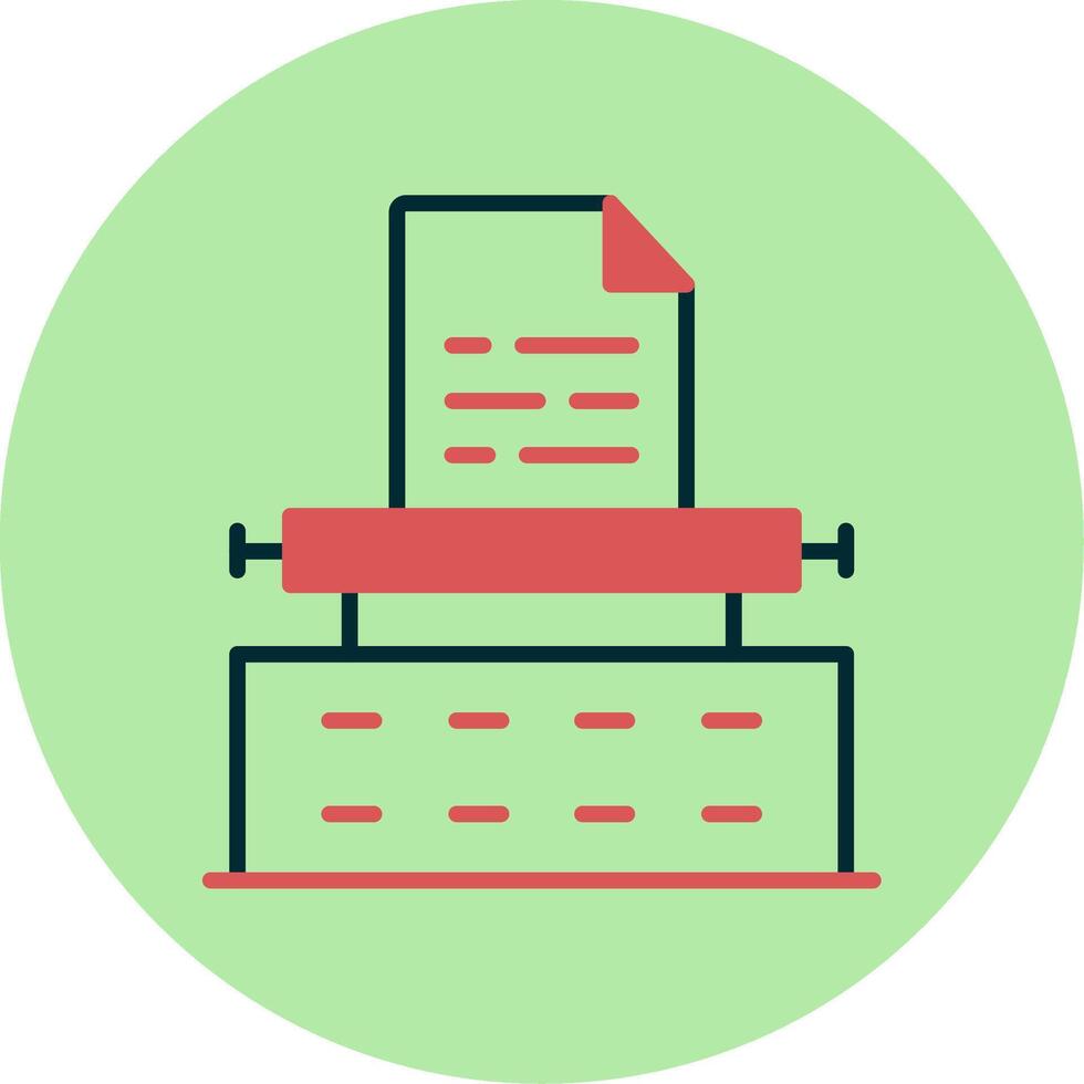 Typewriter Vector Icon