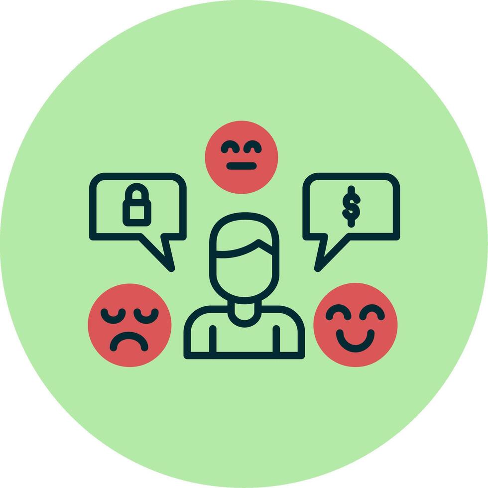 Customer Behavior Vector Icon