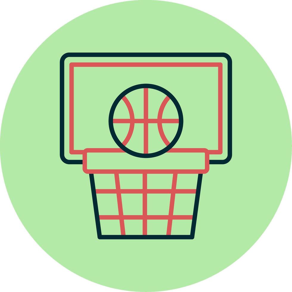 icono de vector de baloncesto