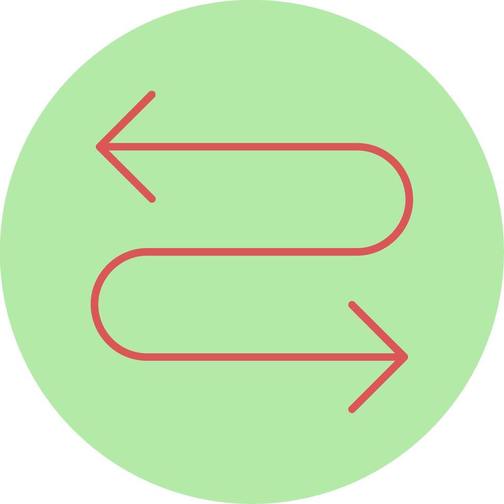 zigzag vector icono