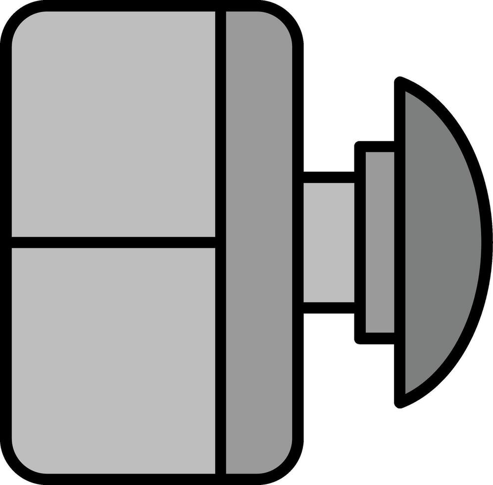 icono de vector de botón de emergencia