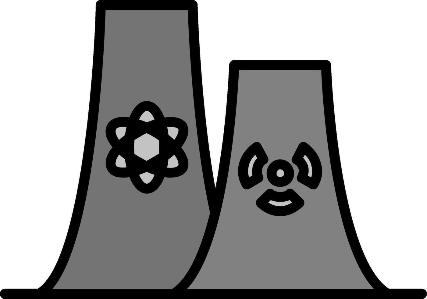 Nuclear  Vector Icon