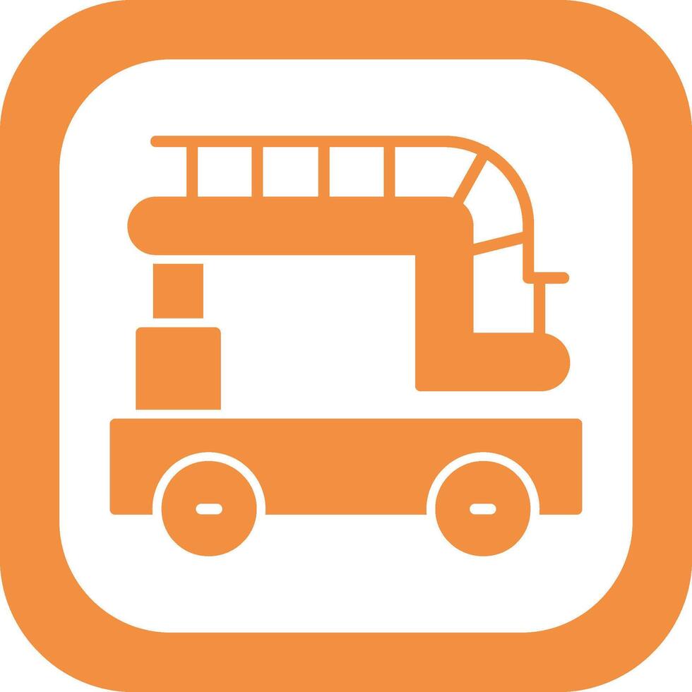 Aircraft Stairs Vector Icon
