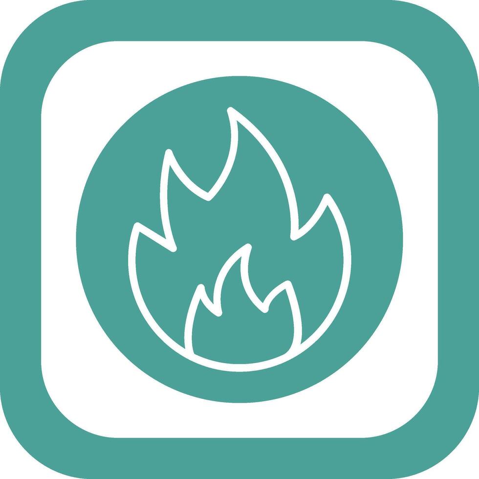 Flammable Vector Icon