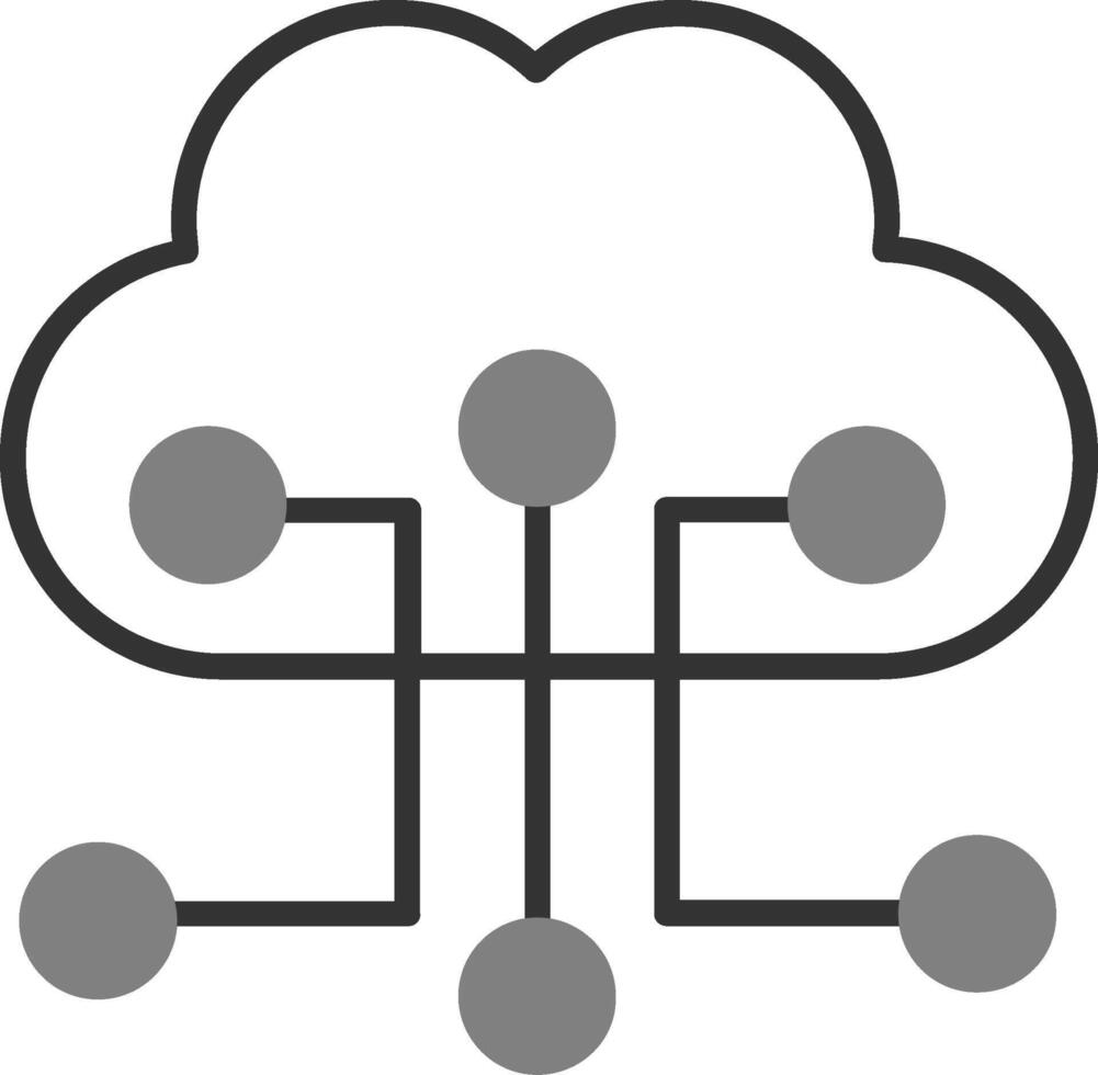 Cloud Configuration Vector Icon