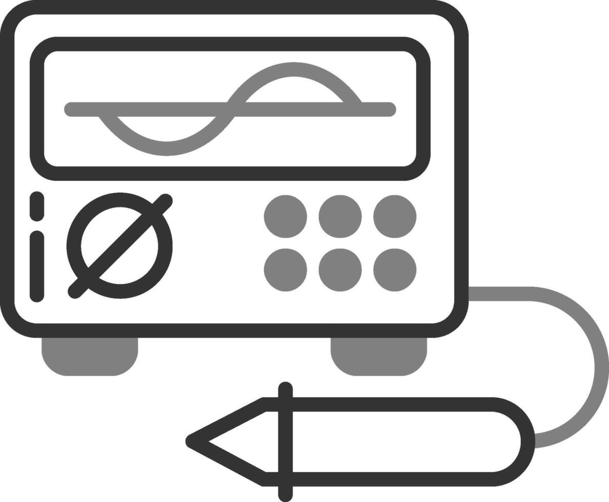 Oscilloscope Vector Icon