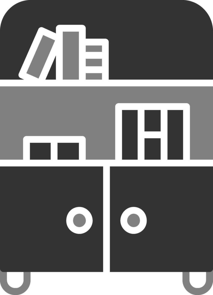 Bookshelf Vector Icon