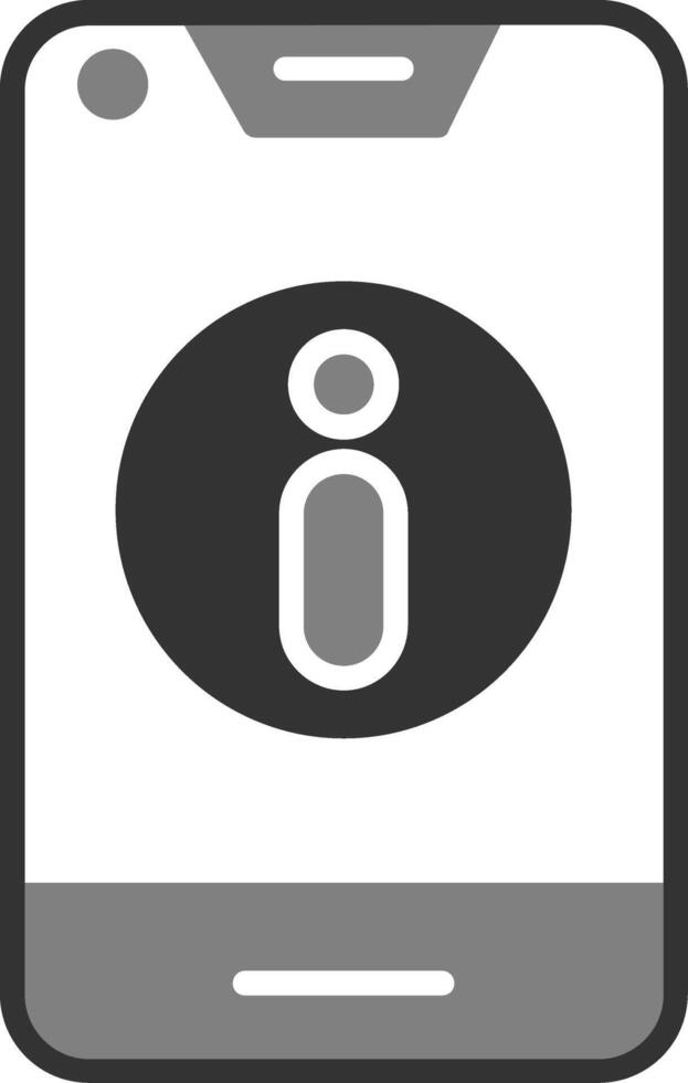 Smartphone Information Vector Icon