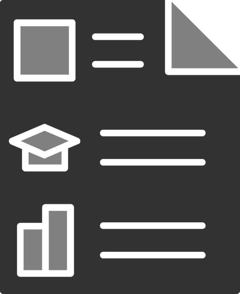 Curriculum Vitae Vector Icon