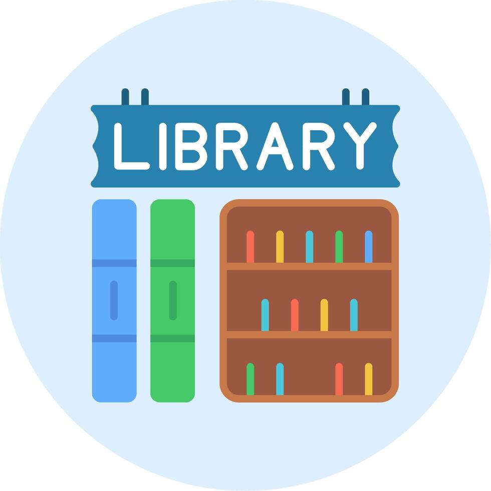 Library Vector Icon