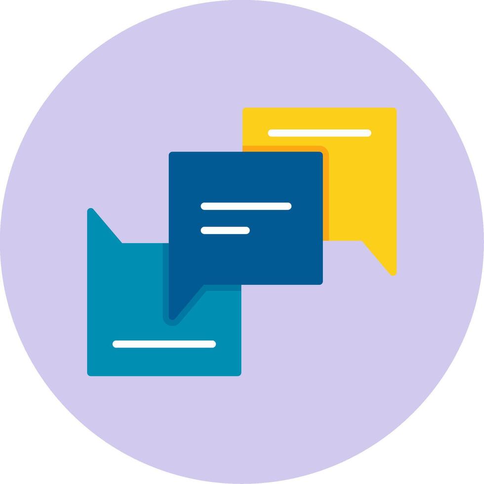 Speech Bubbles Vector Icon