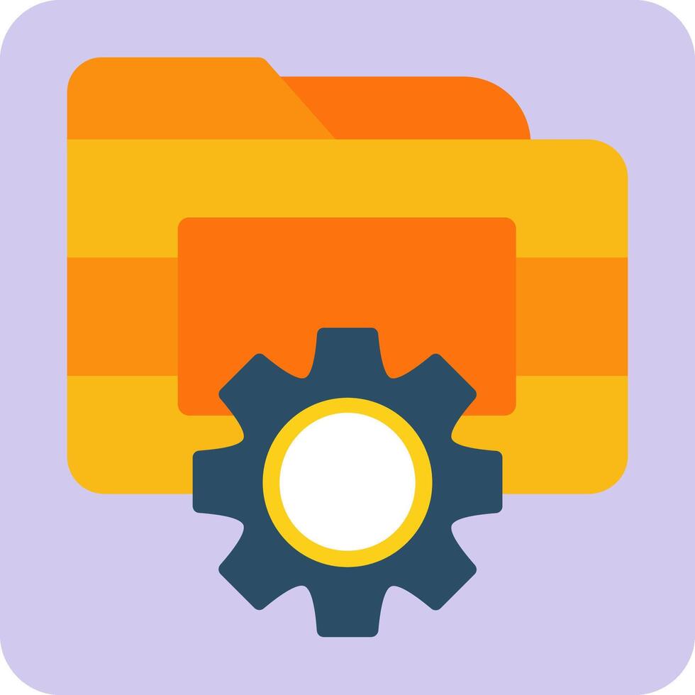 Folder Management Vector Icon