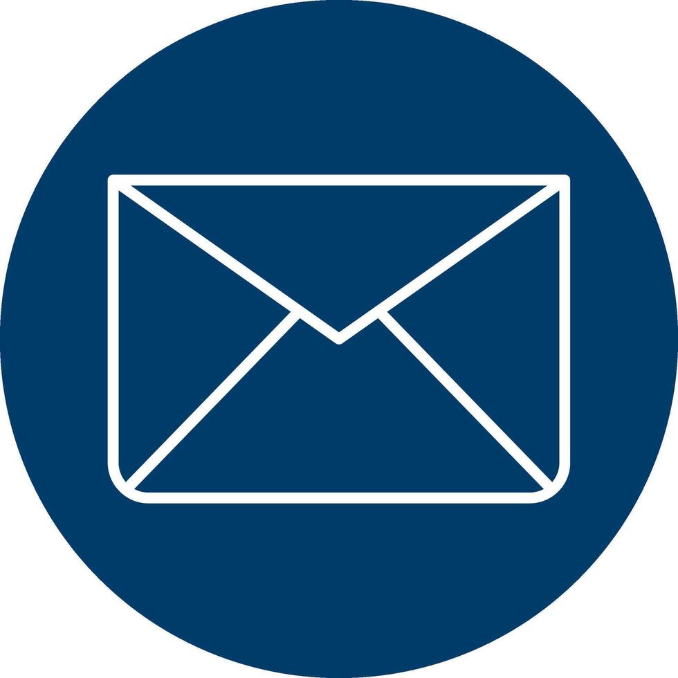 icono de vector de correo