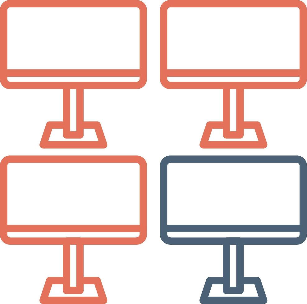 Monitors Vector Icon