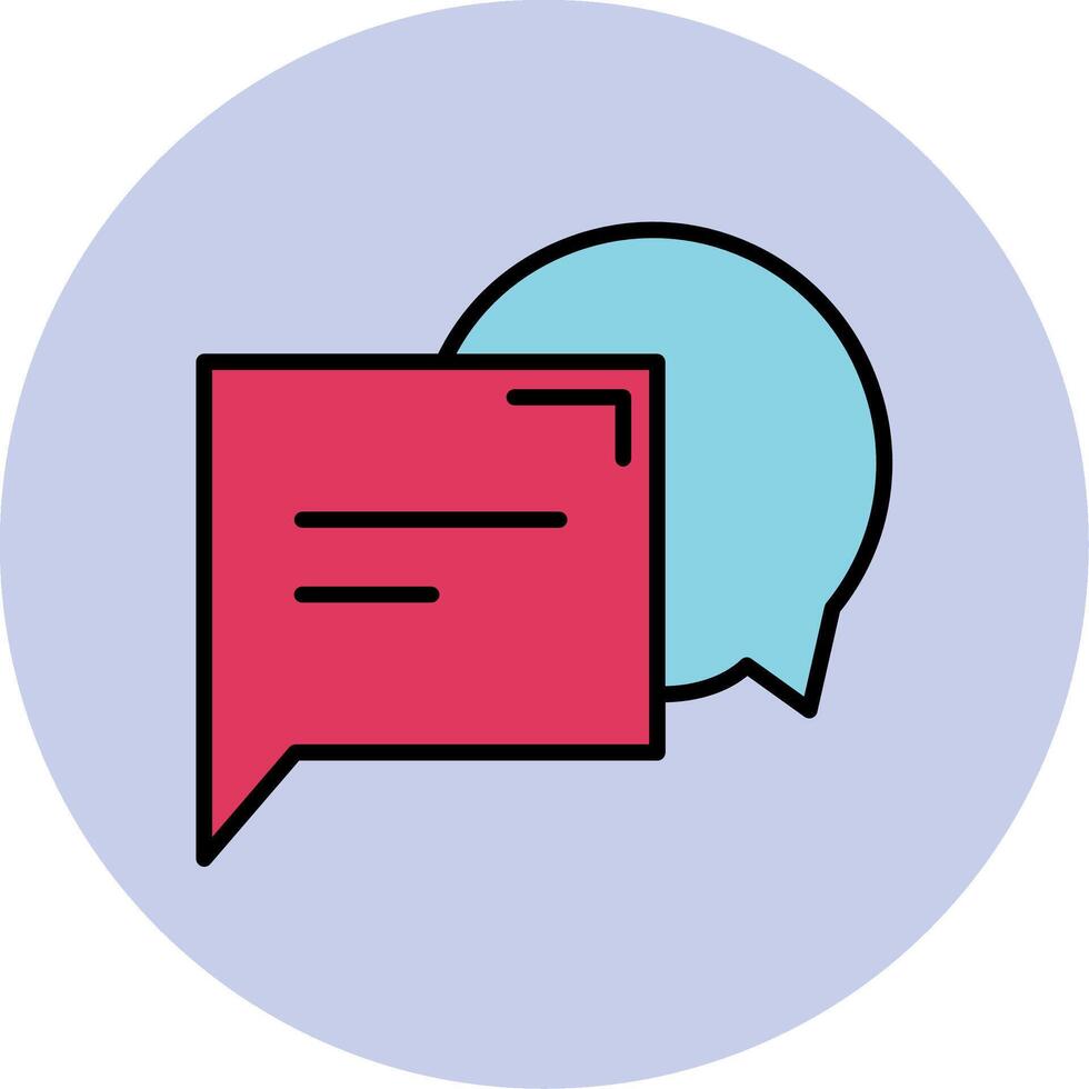 Speech Bubbles Vector Icon