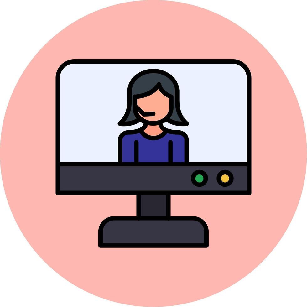 Online Support Vector Icon