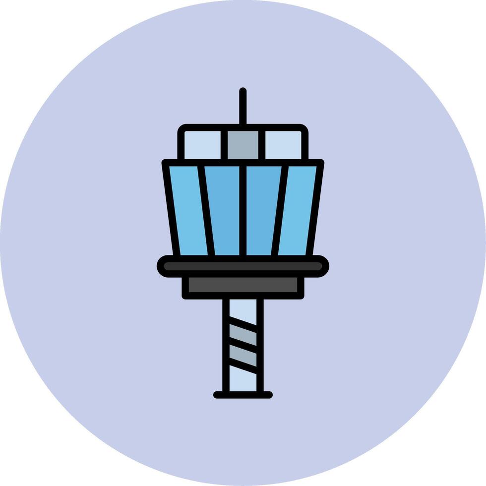 Control Tower Vector Icon