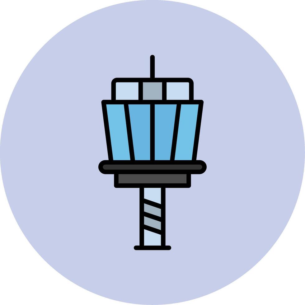 Control Tower Vector Icon