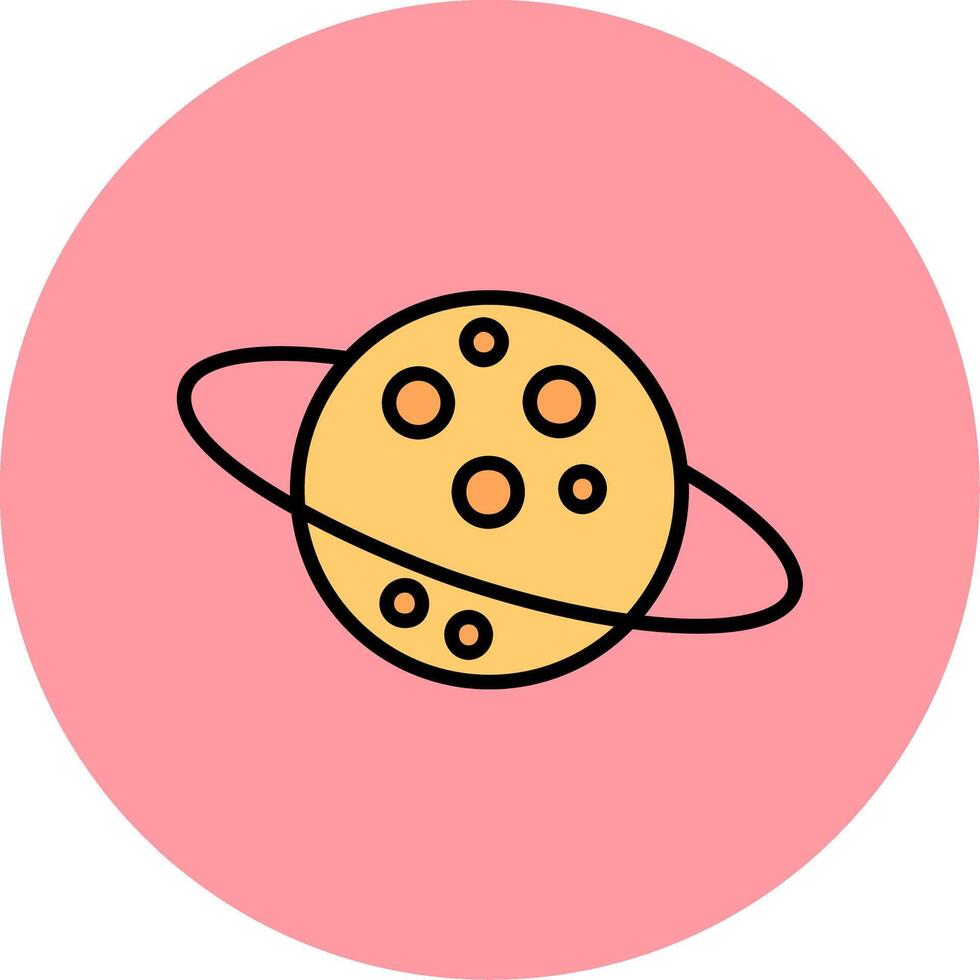 icono de vector de planeta