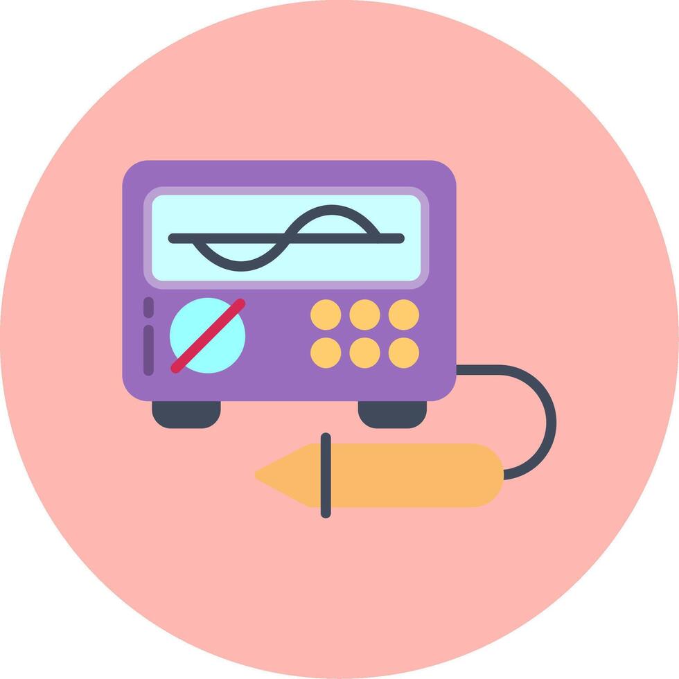 Oscilloscope Vector Icon