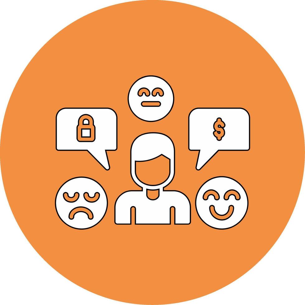 Customer Behavior Vector Icon